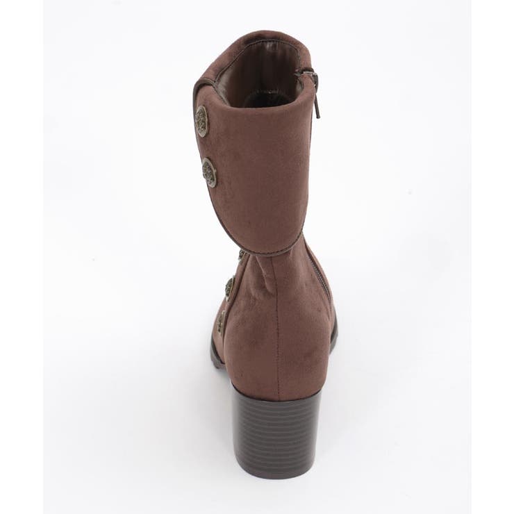 連ボタン折り返しブーツ[品番：IGAW0005418]｜axes femme（アクシーズ