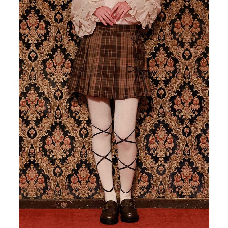 タータンチェックキュロット[品番：IGAW0005421]｜axes femme