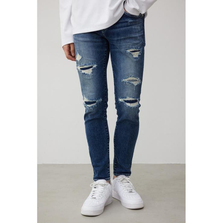 AZUL DENIM リペアスキニー[品番：AZLW0022259]｜AZUL BY MOUSSY