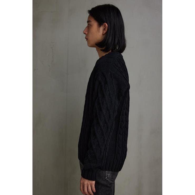 シェニールケーブルニット[品番：AZLW0021310]｜AZUL BY MOUSSY