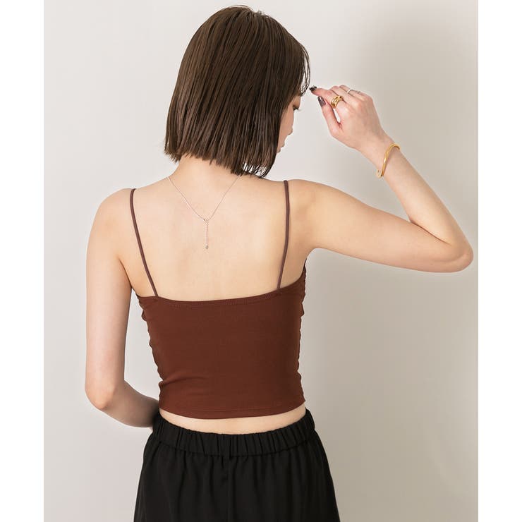 カップ付き レースキャミソール[品番：ADEW0004382]｜ad thie