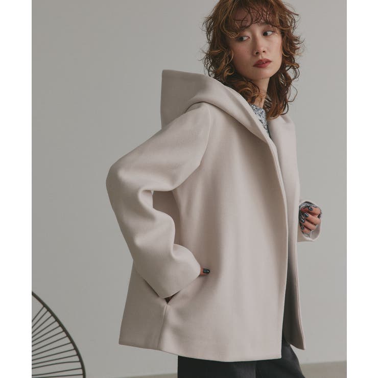 フード付きコート アウター コート[品番：ADEW0000278]｜ad thie