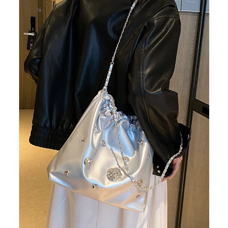 チェーンショルダーバッグ Jasmine Grandiflorum[品番：XT000009554