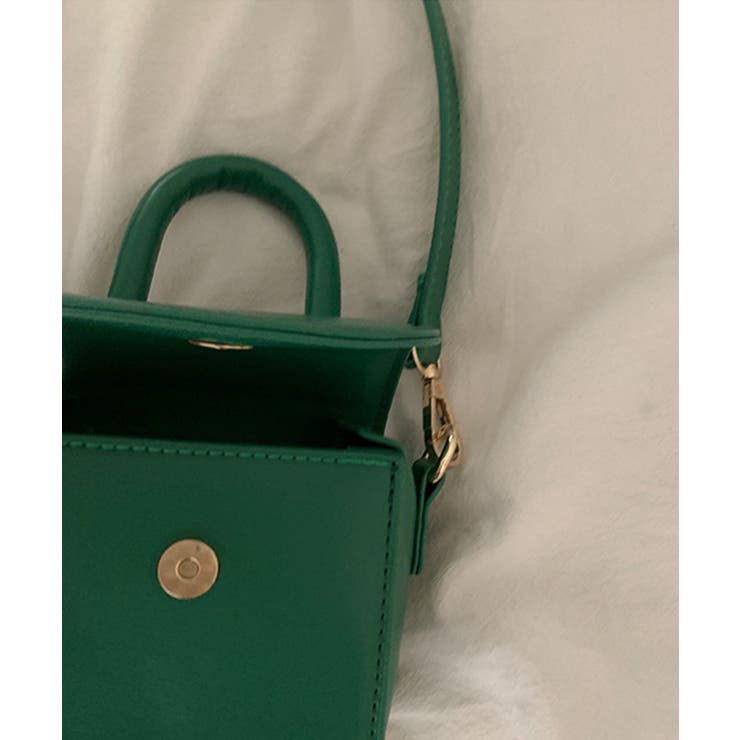 韓国風フェイクレザー ミニショルダーバッグ レディース[品番