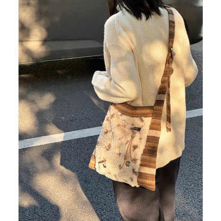 BAG】パッチワーク・ショルダーバッグ[品番：XT000011821]｜aimoha