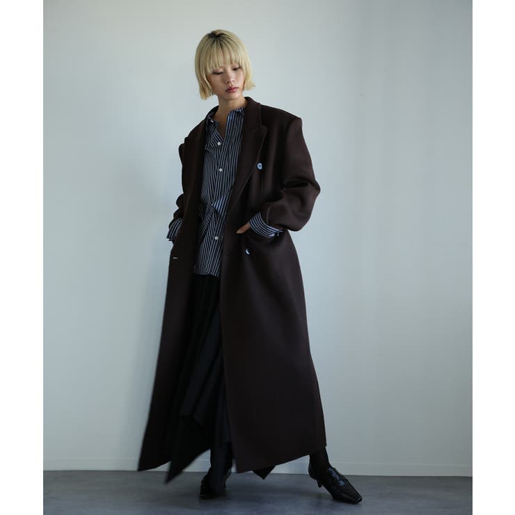 moyo】ダブルブレストジャケット ウールリバー【AW】[品番