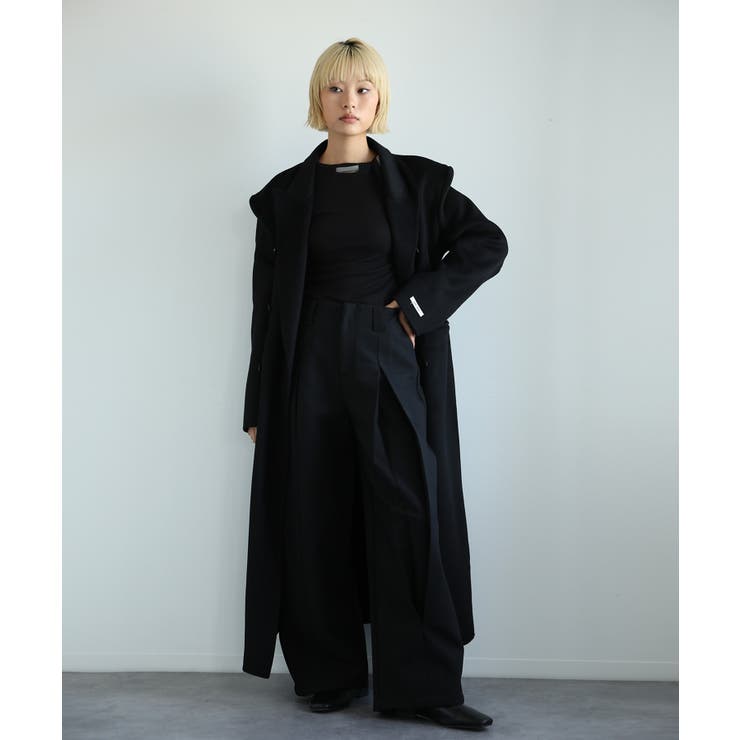 moyo】ダブルブレストジャケット ウールリバー【AW】[品番