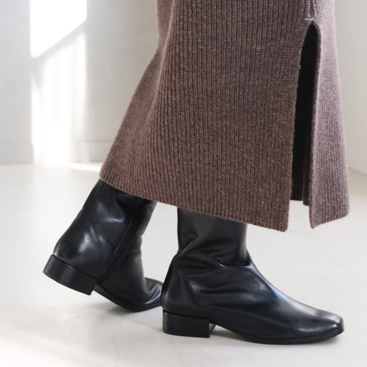 本革 ロングブーツ レディース[品番：BNZS1684199]｜AmiAmi（アミアミ