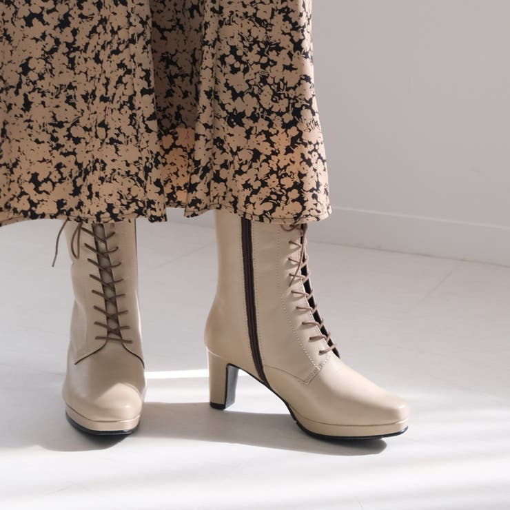 本革 レースアップ ブーツ レディース[品番：BNZS1684183]｜AmiAmi