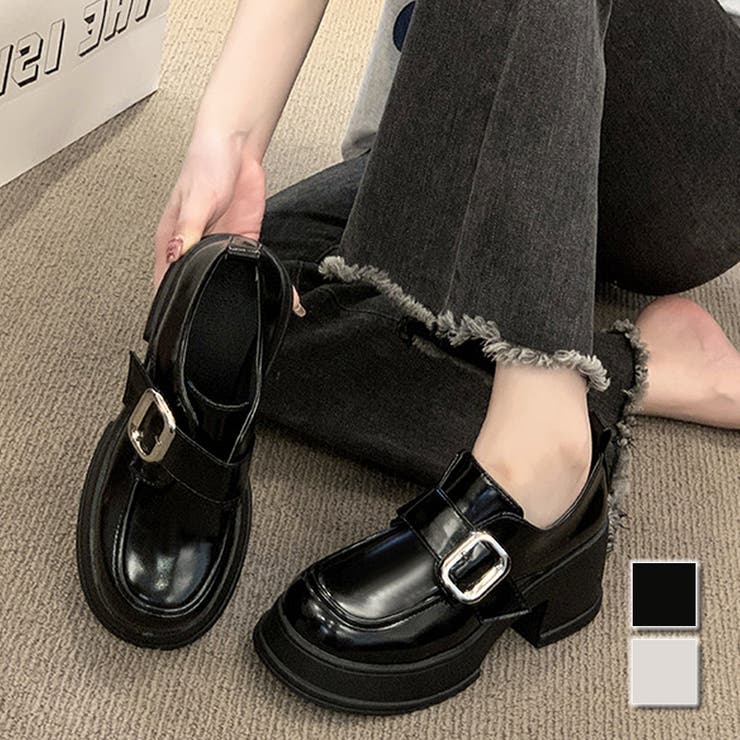 チャンキーローファー レディース 10代[品番：AMSW1777835]｜Dewlily