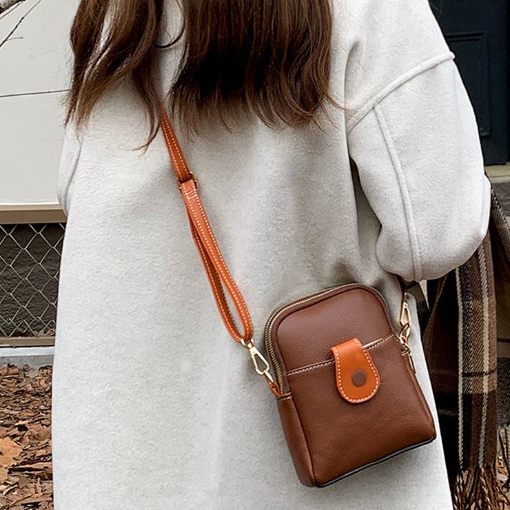 フェイクレザーミニショルダーバッグ バック レディース[品番