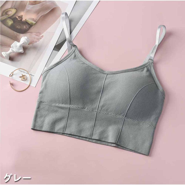 キャミソール クロップドブラトップ [品番：AKIW0000789]｜And Kawaii