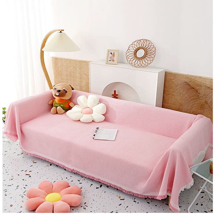 マルチカバー ワッフル柄 ksofa42[品番：BCYW0017849]｜BACKYARD