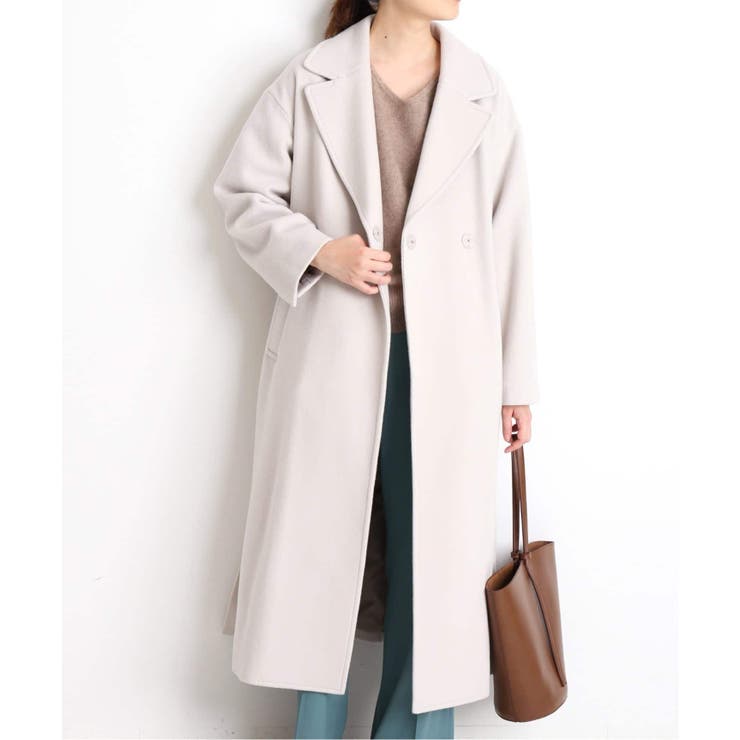 SLOBE IENA スローブイエナ】SUPER100ビックラペルコート◇[品番