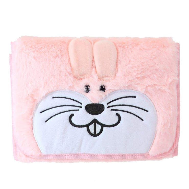 母子手帳ケース ぬいぐるみジャバラマルチケース ウサギ[品番