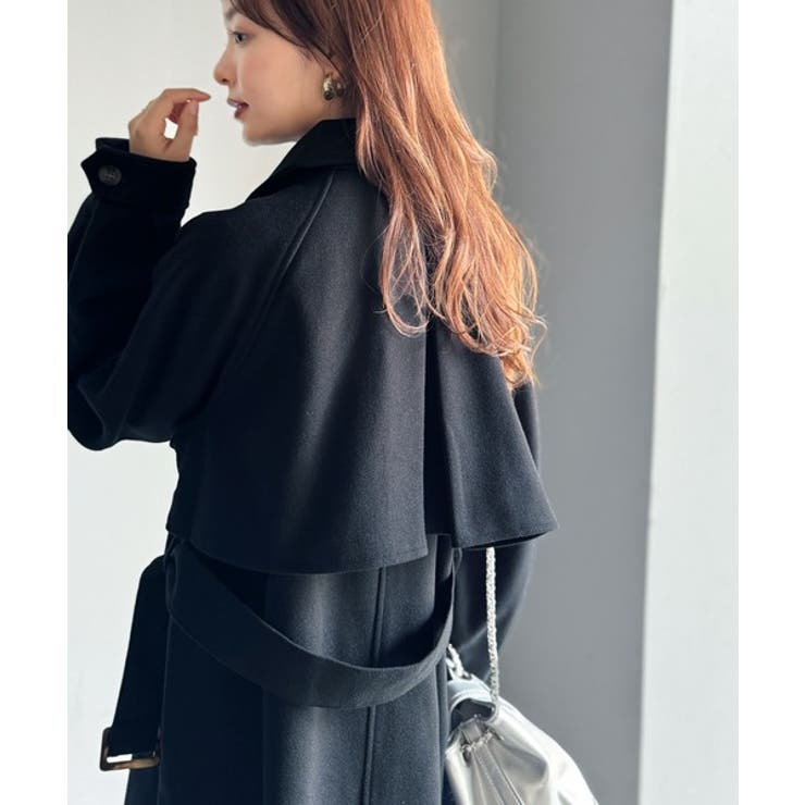 360度上品魅せ。2wayスタンドカラーボリュームスリーブニットモッサ