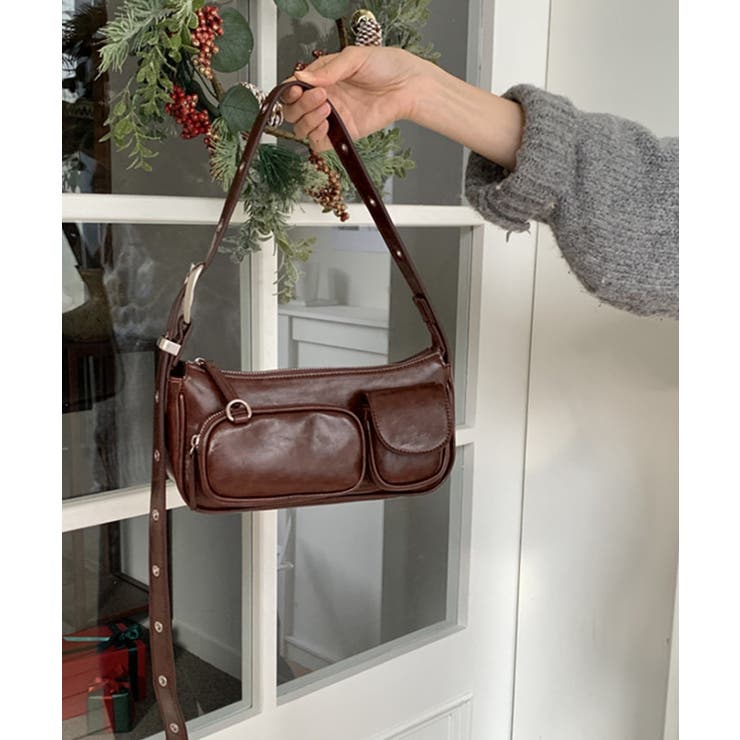 冬新作 ダブルポケット ベルトショルダー[品番：JP000006894]｜LOVERS