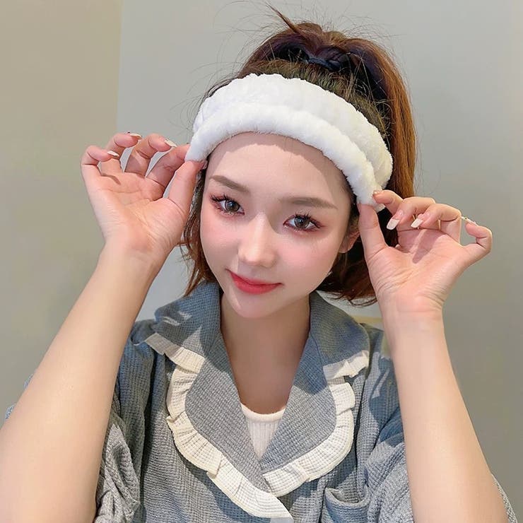 ヘアバンド 洗顔 ターバン[品番：COCW0005331]｜COCOMOMO（ココモモ