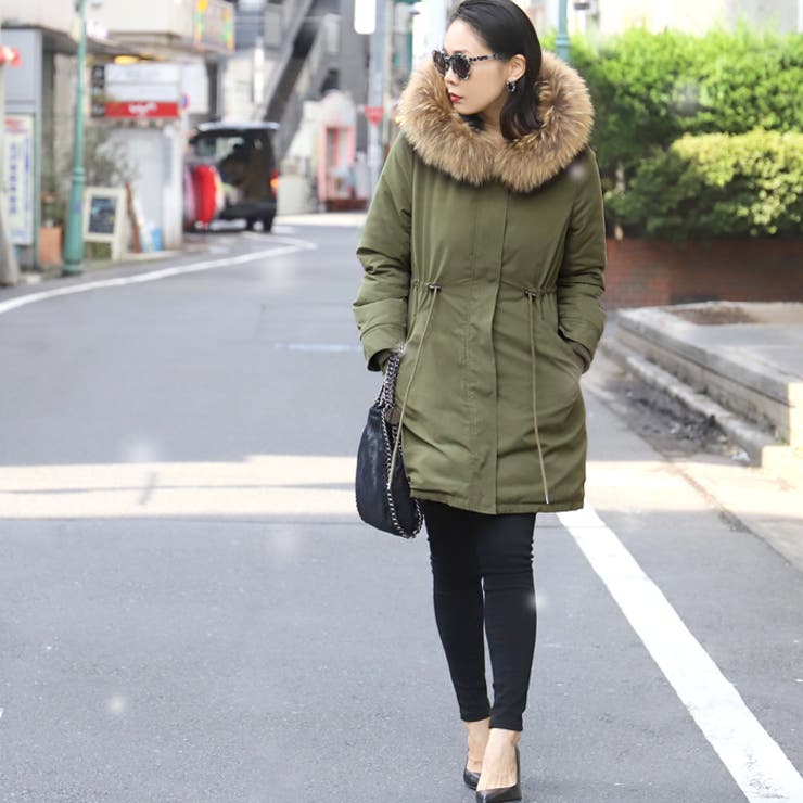 リアルファーダウンモッズコートcocaオリジナル(リアルダウン ダウン