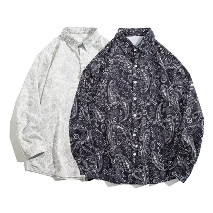 柄シャツ ペイズリー柄 長袖シャツ[品番：DCTW0004158]｜Decorative