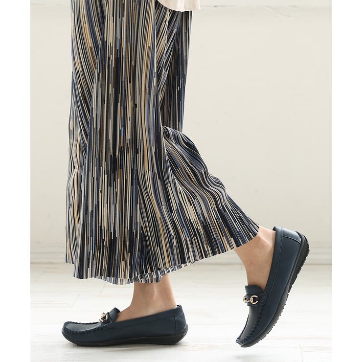 超軽量 ソフトレザー ゴールドビット ドライビングシューズ[品番