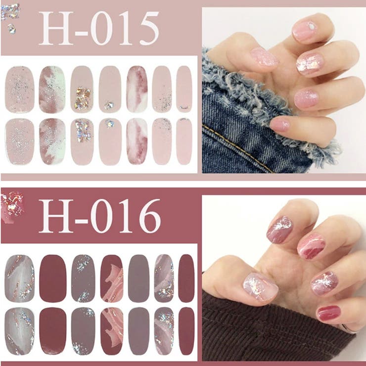 春新作 ネイルシール 貼るだけ[品番：DBLW0000151]｜Doux Belle