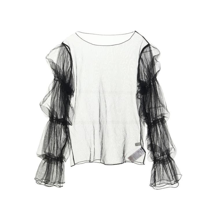 袖デザインシアープルオーバー[品番：EMEW0044890]｜earth