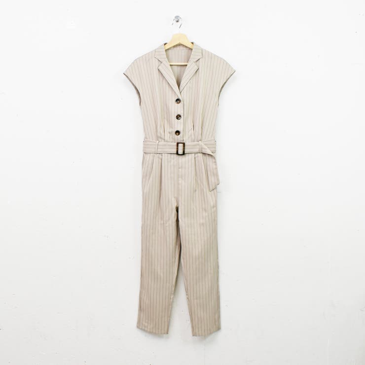 ストライプオールインワン[品番：TRNW0000527]｜FUN（ファン）の