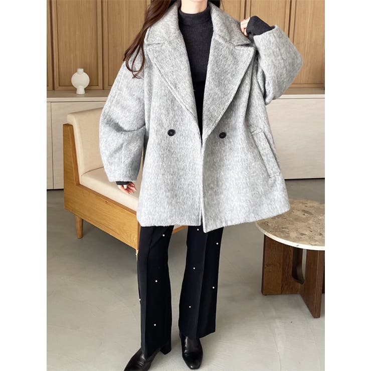 YOUING.】ミドル丈シャギーコート[品番：GERW0010874]｜GeeRA（ジーラ