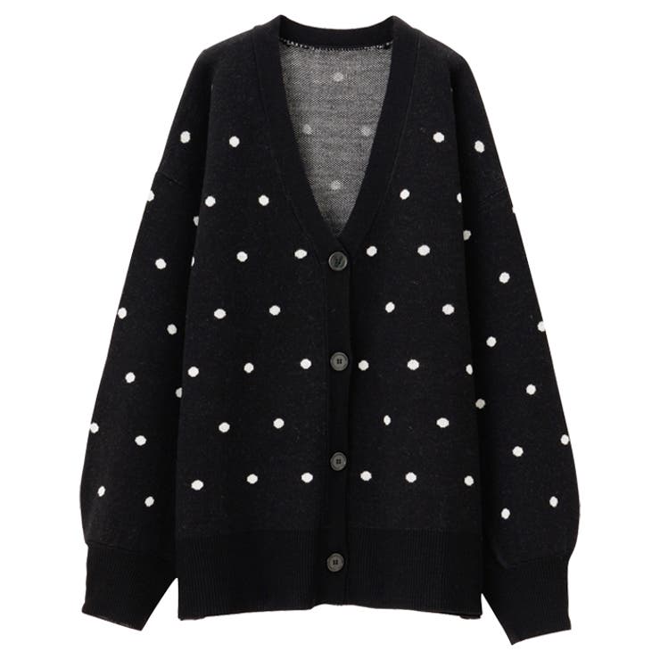 45R 45rpm SDLドット柄 カーディガン 45R 45rpm SDLドット柄