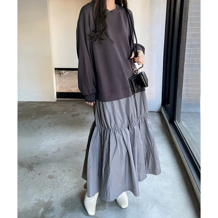 前後2WAYスウェットドッキングワンピース[品番：GERW0010858