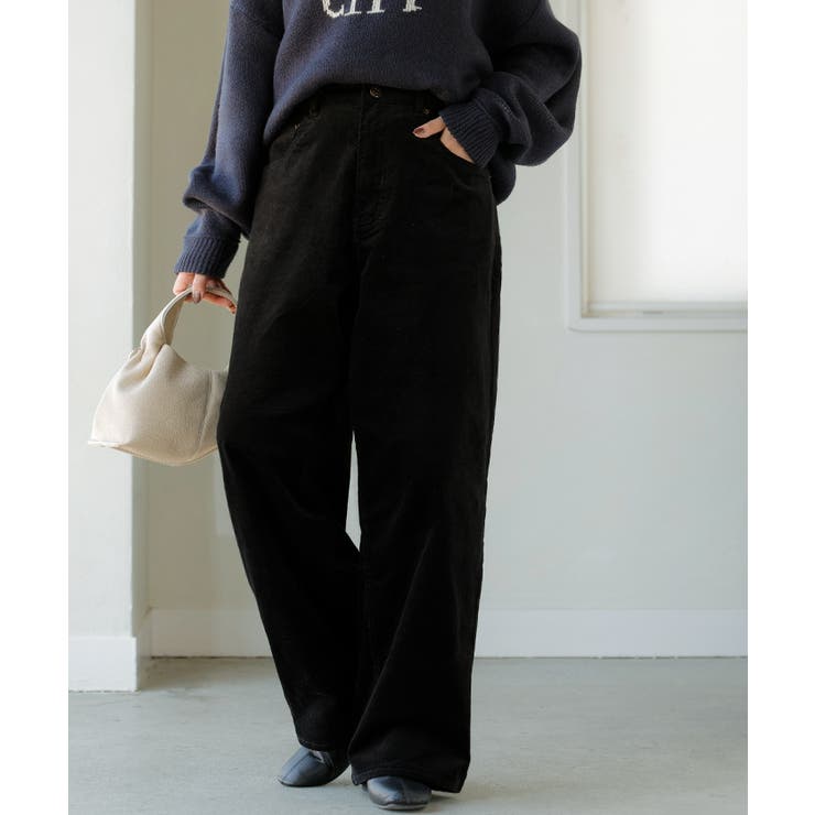 パンツ コーデュロイ ワイド[品番：HHHW0005246]｜HUG.U（ハグユー）の