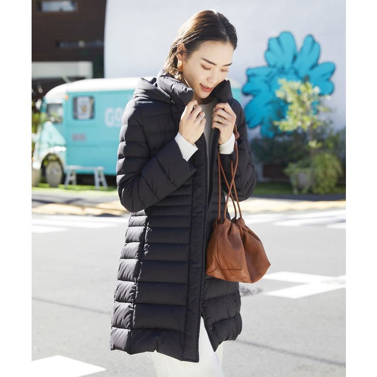 定番人気]2WAYストレッチダウンミドルコート[品番：ITKW0014706