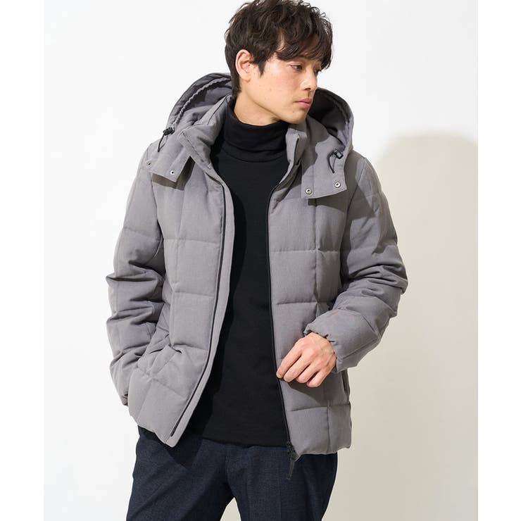 ダウン90％】スマートストレッチダウン(フード取り外し可能）※累計販売