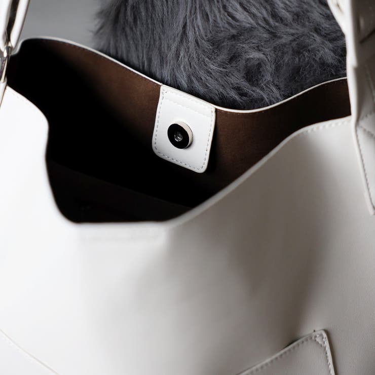 スクエア型ワイドベルトショルダーバッグ 12-1094[品番：KMGB0000316