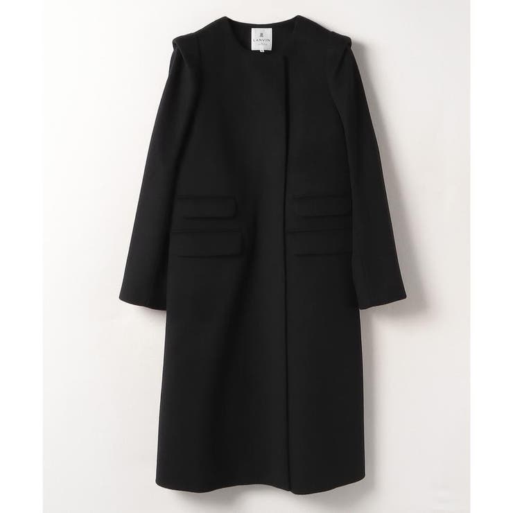 ショルダータックウールコート[品番：LAVW0012613]｜LANVIN en Bleu