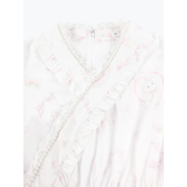 うさぎさんチュールフレア浴衣ドレス[品番：PLMW0014657]｜NOEMIE