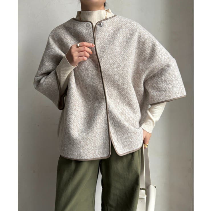 DouDou】ウーレットポンチョ風アウター[品番：PALW0007280]｜PAL GROUP