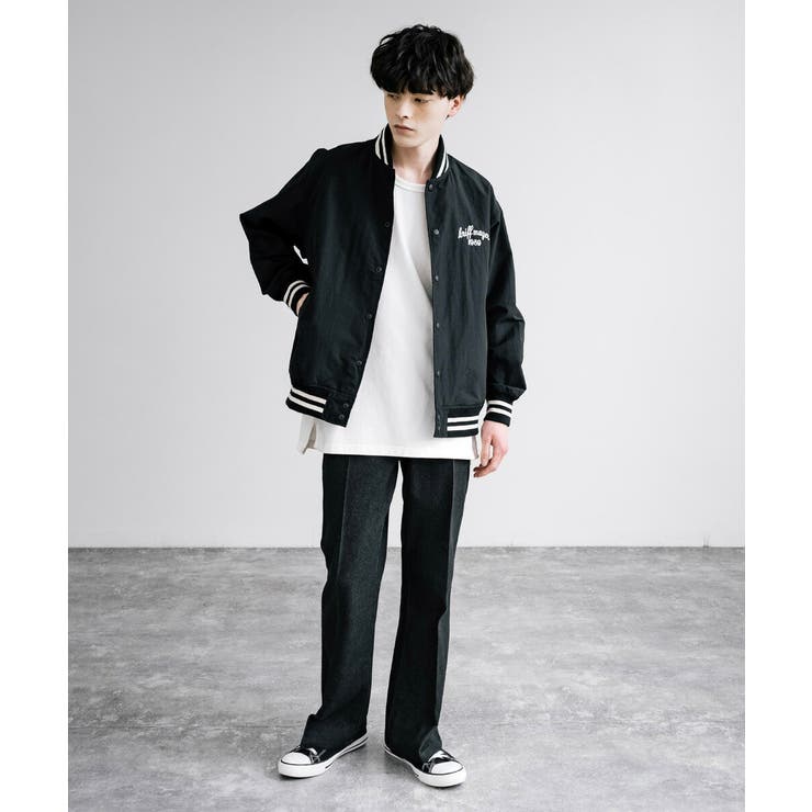 スタジャン 刺繍 オーバーサイズ[品番：OE000007803]｜Rocky Monroe