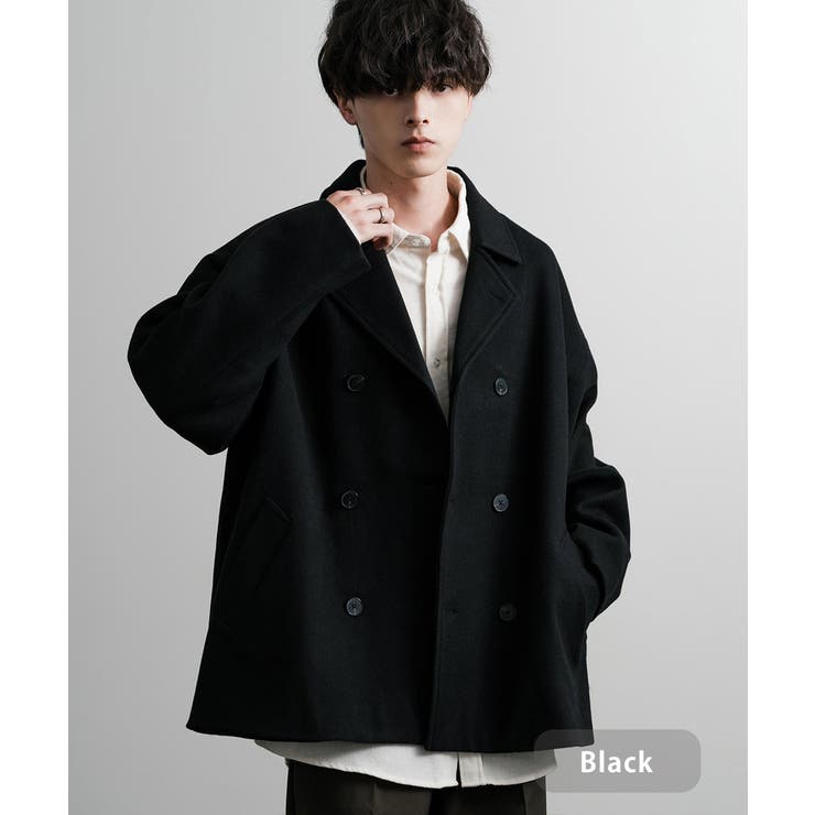 Pコート ダブル ショート丈[品番：OE000008268]｜Rocky Monroe