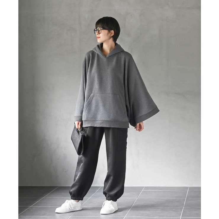 裏起毛BIGポンチョパーカー[品番：RPSW0003149]｜rps（アール