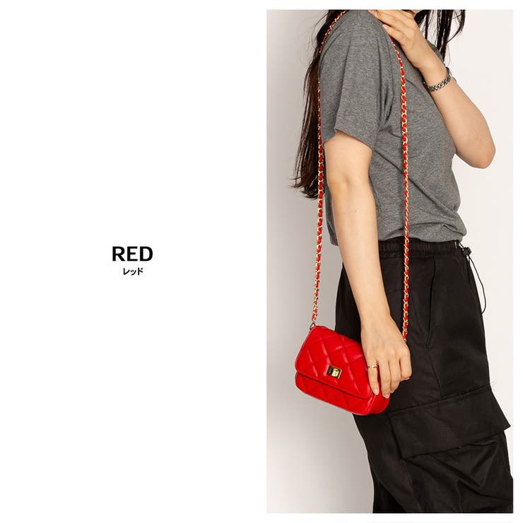 キルティング チェーン ショルダーバッグ / ミニバッグ[品番