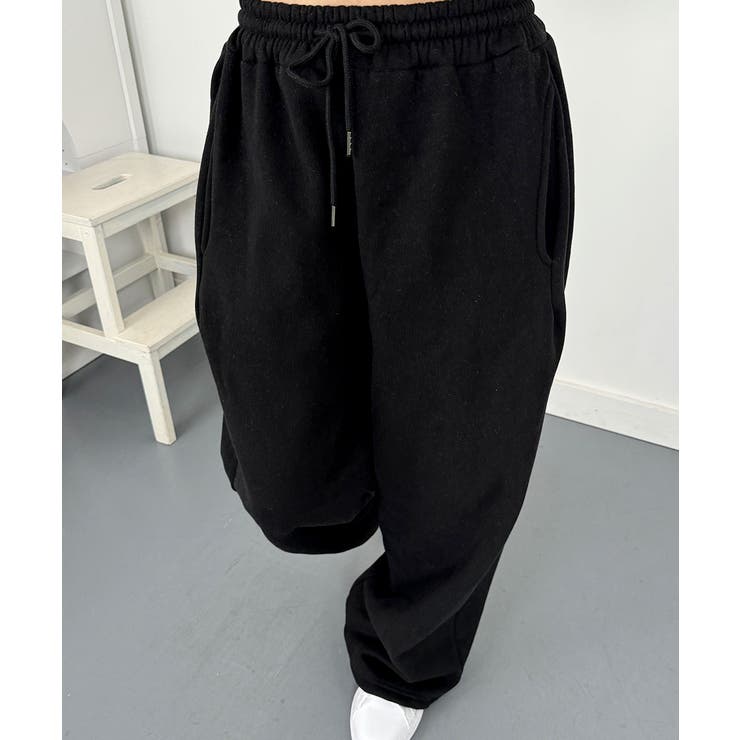 裏起毛 スウェットパンツ タック入り[品番：KH000015172]｜VIVID LADY