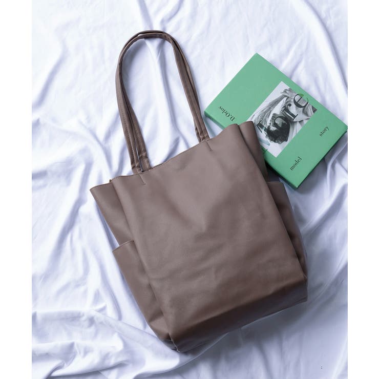 SETUP7】レザーマルチポケットトートバッグ SNBD[品番：TTMW0001085