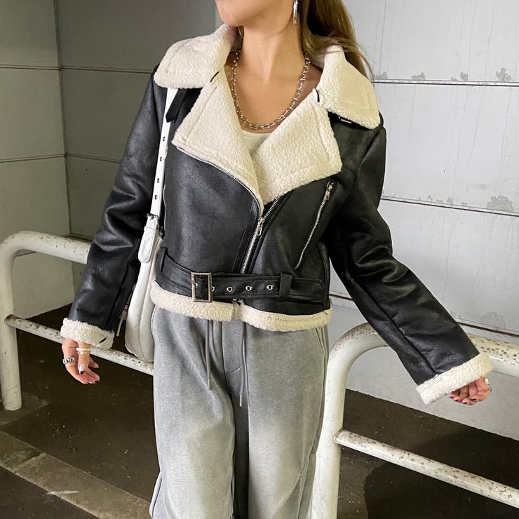 ボアライダースジャケット[品番：NHGW0006247]｜non-hedge