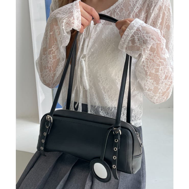 ミラー付きボストンバッグ[品番：WG010094564]｜WEGO【WOMEN