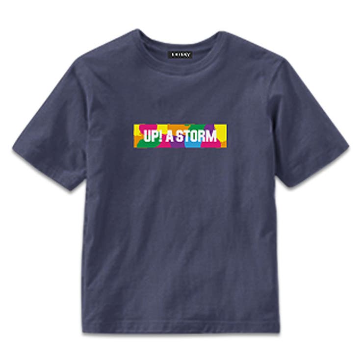 ボックスロゴプリントTシャツ キッズ 子供服[品番：ZONK0004432]｜ZI