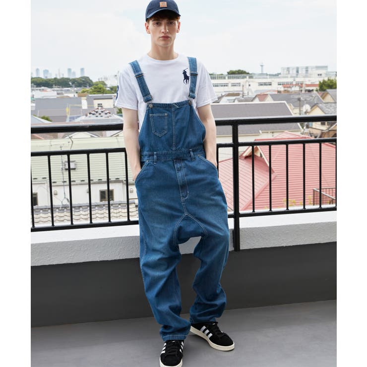 オーバーオール メンズ デニム全2色[品番：EH000004369]｜8（eight