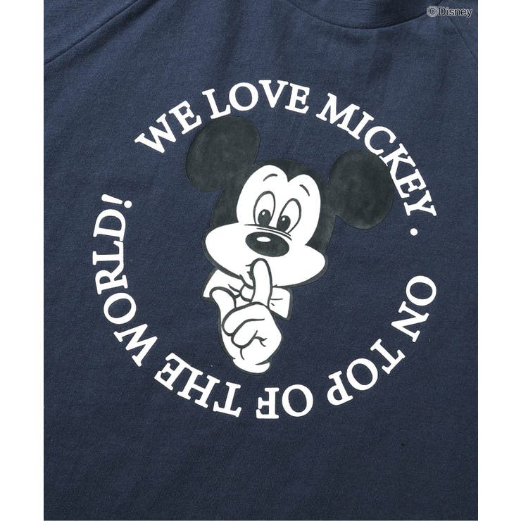 リンク】ディズニーキャラクター/ラグランTシャツ（キッズサイズ