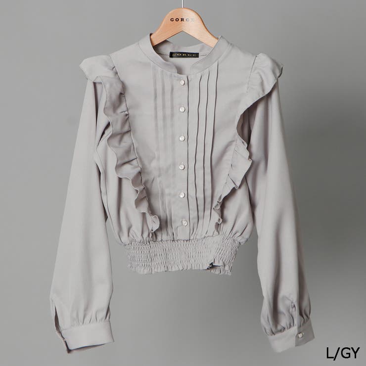 ピンタックフリルブラウス[品番：GORW0008590]｜GORGE （ゴージ）の